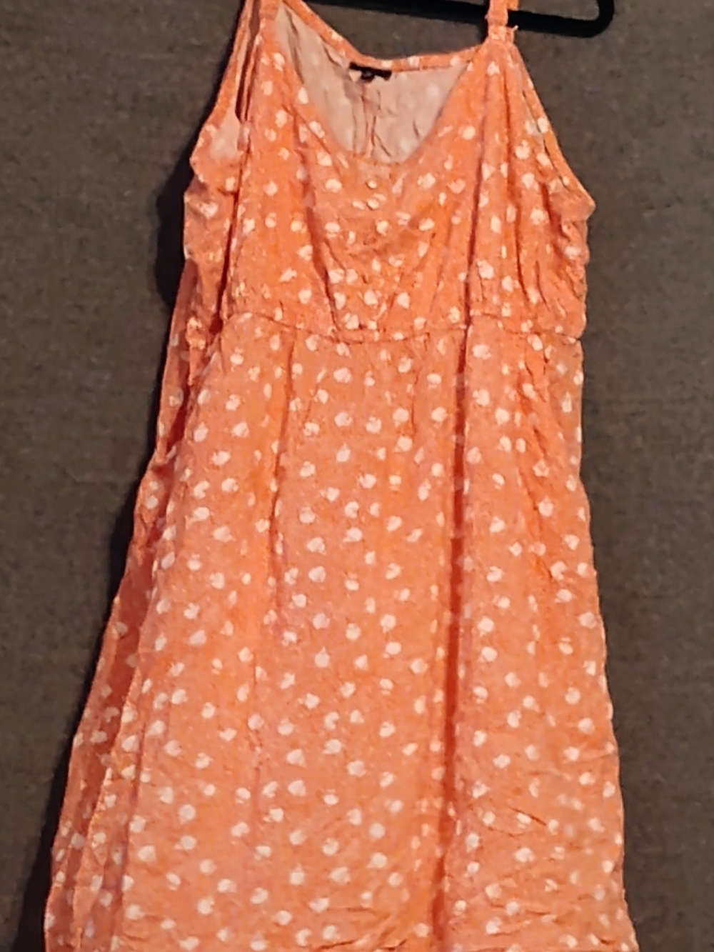 torrid Orange Floral Spaghetti-Strap Casual Dress - Picture 3 of 8